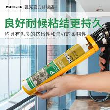 Wacker GP Multi-Purpose Acidic Silicone Sealant - Quick-Drying for Door,  Window, Glass Seal, Transparent