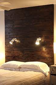 27 Incredible Diy Wooden Headboard Ideas Home Wooden Headboard Pallet Projects Furniture