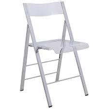 Leisuremod Menno Modern Transparent Acrylic Folding Chair Folding Chair Plastic Folding Chairs Chair