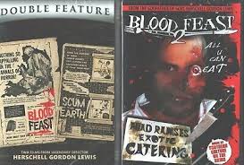 BLOOD FEAST 1&2: All U Can Eat- Herschell Gordon Lewis Gore- Rare Oop- NEW  2 DVD 631595031997