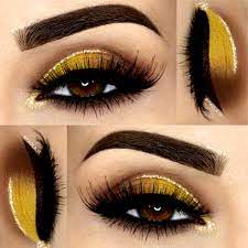 Stunning Makeup Ideas For Light Brown Eyes Picture 2 Yellow Eye Makeup Eyeshadow Makeup Natural Eye Makeup