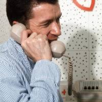 Former POW and U.S. Air Force SSGT Roy Madden Jr. in his hospital bed at  the Grant Medical Center. SSGT Madden was captured