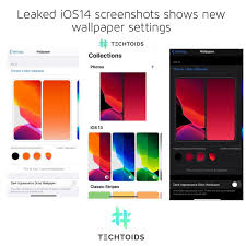 Released On Twitter By Donglebookpro A Collection Of Screenshots Allegedly Depict The Wallpaper Settings Menu Within Ios 14 In 2020 Tech Updates Screenshots Wallpaper
