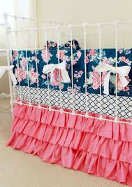 Elevated garden beds on legs. Hot Pink And Navy Baby Girl Bedding Custom Crib Bedding Navy Etsy Floral Baby Bedding Baby Girl Bedding Baby Girl Crib Bedding