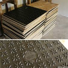 Содержание can i install tile over dricore? Basement Renovation Dricore Subfloor Installation