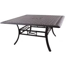 1 bar table, 2 bar stools; Darlee Series 88 60 X 60 Inch Cast Aluminum Counter Height Patio Dining Table Bbqguys