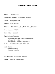 Cv european model completat in limba romana motivation meditation. Model Cv Romana Google Search Cv Words Cv Models Cv Template Word