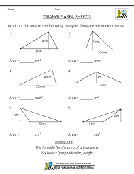 Study area of a triangle in geometry with concepts, examples, videos and solutions. Area Worksheets Triangle Area 3 Gif 1000 1294 Triangle Worksheet Worksheets Area Worksheets