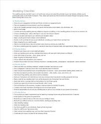 Maybe you would like to learn more about one of these? Free 8 Sample Wedding Planner Checklist Templates In Pdf Ms Word