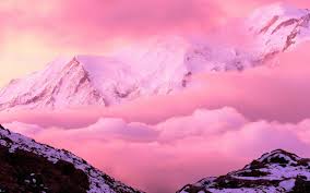 Pink Mountains Wallpapers Top Free Pink Mountains Backgrounds Wallpaperaccess Bumpy stone wall with blue and pink crystals growing out of it. pink mountains wallpapers top free