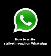 Come scrivere sullo stato di whatsapp. How To Write Strikethrough On Whatsapp Tools For Manufacturing