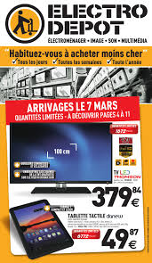 Electro depot, c'est une sélection de produits électroménager, multimédia, téléphonie, audio, hifi et image. Electro Depot Catalogue 7 31 Mars 2013 By Promocatalogues Com Issuu