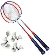 Get into the swing of things with our great range of badminton rackets. Sbm Badminton Racket Set Of 2 With 10 Pieces Feather Shuttle Cock Badminton Kit Buy Sbm Badminton Racket Set Of 2 With 10 Pieces Feather Shuttle Cock Badminton Kit Online At