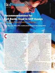 The central bank of the russian federation. Pdf Recommendations For Cell Banks Used In Gxp Assays