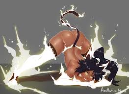 Experience the passion of Yoruichi's cat pose, a scorching display of eroticism.
