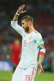 Sergio Ramos Of Spain Reacts During The 2018 Fifa World Cup Russia Sergio Ramos Sergio Fifa World Cup
