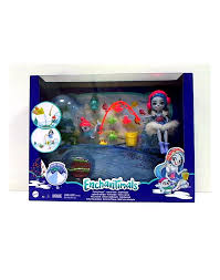 Enchantimals are lovable girls with their animal friends. Enchantimals Zimowe Wedkowanie Sashay Seal Gjx48 Mattel Gjx48 W Net S Pl