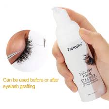 This step will help you to reduce all bacterial attacks or other hopefully this article will help you if you want to know how to clean the eyelash extensions at home properly. Prolash Eyelash Shampoo For Eyelashes Extensions Effectively Eye Cleaning Lashes Extension Foam Cleanser In Makeup Remover 60ml Makeup Remover Aliexpress