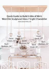 Similar vr / ar / low poly 3d models. How To Build West Elm Sculptural Glass 7 Light Chandelier