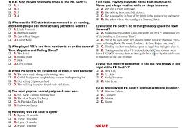 Printable questions and answer sets are rather easy to utilize. P B Scott S Reunion Party Trivia Questions Only Three Days To Go Until The Celebration At Canyons Saturday High Country Press