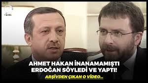 Sosyal Medya Arşivden Çıkan Bu Videoyu Konuşuyor! Ahmet Hakan İnanamamıştı  Erdoğan Söyledi ve Yaptı