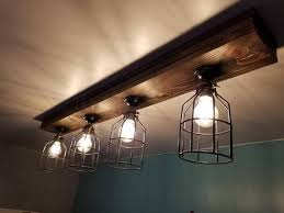 Rustic Farmhouse Decor Farmhouse Ceiling Light Cage Light Etsy
