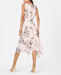 Jessica Howard Petite Floral Handkerchief Hem Dress Reviews Dresses Petites Macy S Dresses Dresses With Leggings Petite Dresses