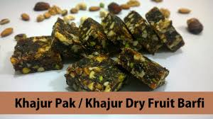 Khajur Pak Recipe Khajur Dry Fruit Barfi Food Recipes Sugar Free Recipes