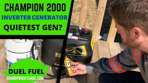 Inverter generators are often praised for numerous features which make them better choices than conventional portable units. Champion 2000 Watt Dual Fuel Inverter Generator 2020 Review Soundproof Guide