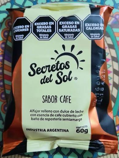 Debut para SABORES DEL SOL, de Exaltación de la Cruz - Buenos Aires. Probamos el alfajor sabor CAFÉ. Galletas de chocolate, buen relleno de dulce de leche con esencia de café y