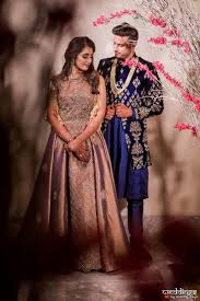 Couple Photoshoot Sangeet Ceremony Bride Groom Photography Sangeet Ceremony Stunning Outfits Bridal Wear Wedding Colors