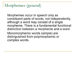 Functional morpheme are generally considered a closed class, which means that new functional morphemes cannot normally b. Morphology Words Their Parts And Their Classes Online Presentation