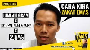 2.5% atas nilai emas semasa yang dipakai/disimpan setahun (dengan terdapat dua pendapat di dalam pengiraan zakat kwsp iaitu: Formula Cara Kira Zakat Emas Ada Video Emas2u Tips Pelaburan Emas