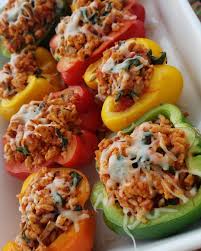 Simple And Delicious Turkey Stuffed Peppers Clean Eating Approved Recipe Clean Eating Pumpkin Recipes Pumpkin Recipes Healthy Stuffed Peppers