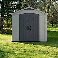 Wood shed precut kit with floor. 8x8 Sheds Garden Buildings B Q
