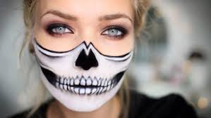 quick and easy skull makeup