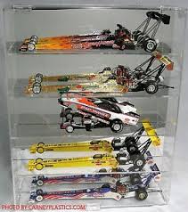 Shelf depth is 3 5/8 and spaced 3 apart on all of these styles. Nhra Diecast Display Case 5 Diecast 1 24 Dragsters Ebay