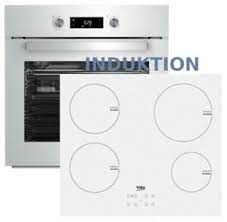 Die sets, bestehend aus einem. Herd Set Induktion Weiss Einbau Autark Beko Backofen Glaskeramik Kochfeld Weiss Ebay