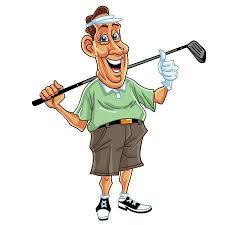 Image result for single golfer clipart