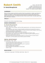 Best receptionist cover letter examples livecareer dental assistant medical. Dental Receptionist Resume Samples Qwikresume