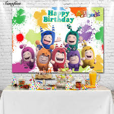 Are you looking for some tips for beginning cake decorators? Sensfun Oddbods Theme Party Photography Background Children 1st Birthday Photo Backdrop Vinyl Custom Cake Table Decoration 7x5ft Background Aliexpress