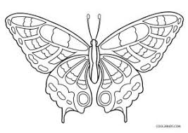 printable butterfly coloring pages for kids