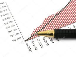 Pen Tip And Business Chart Stock Photo Yoka66 2320237