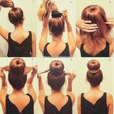 Start with a ponytail and loop it through a bobble like you do with a simple knot but leave a longer tail for the wrap. Alexx Clark 16aclark Profile Pinterest