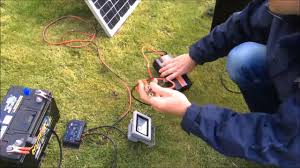 Some solar panels come with an integrated solar regulator. How To Set Up A Solar Panel Regulator Battery And Inverter Free 240v Electricity Part 2 Youtube