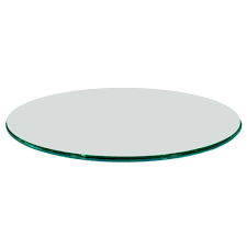 Length x width x height. 46 Round Glass Table Top 1 2 Thick Ogee Tempered