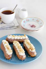 Cheesecake Eclairs Sweet Recipes Desserts Eclairs Baking Sweet