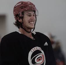 Oettinger appeared to have a read on the puck, but instead it bounced off a pad and between his legs. Haydn Fleury In 2021 Hot Hockey Players Hurricanes Hockey Carolina Hurricanes