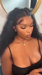 Amazon.com : Kdmidun Deep Wave Lace Front Wigs Human Hair 13x6 HD  Transparent Lace Frontal Curly Wigs for Women Wet and Wavy Glueless Wigs  Pre Plucked 200 Density Natural Black 26 Inch :