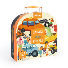 Puzzle de 104 piezas presentado en una cajita maletín con ilustraciones de hadas. Mideer Gift Box Puzzle My Garage Lazada Ph